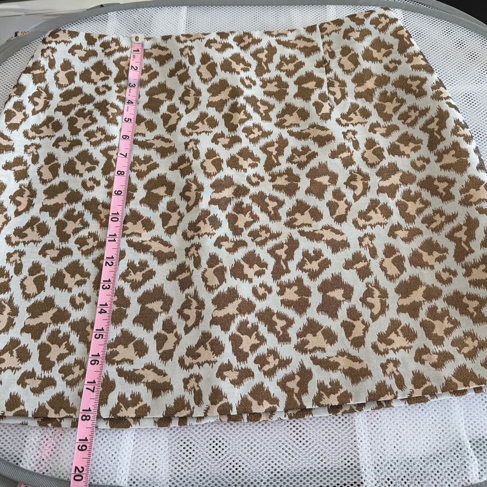Lilly Pulitzer Adler leopard print skirt size 14 - Picture 6 of 9